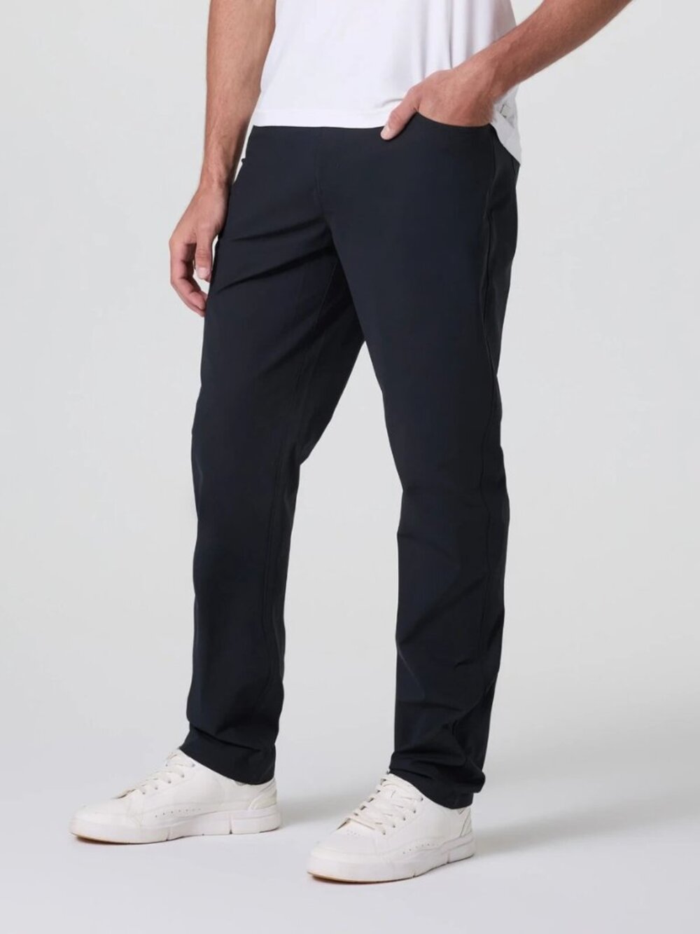 VUORI Men's V430 Meta Pants Black Size 36 x 30 Office Travel